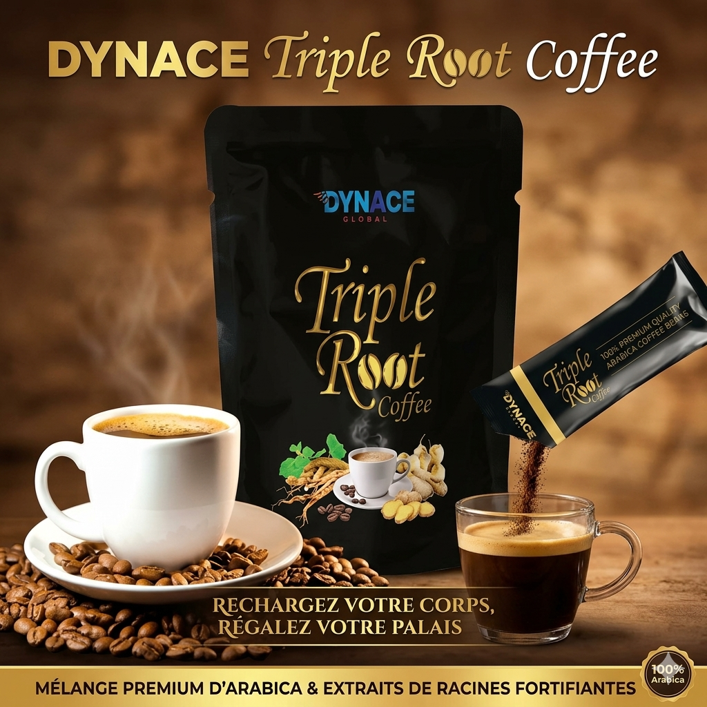 Dynace Triple Root – Café Virilité & Performance Masculine